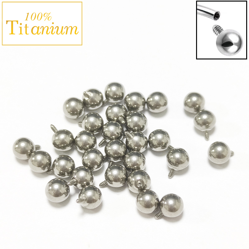Body Jewelry Replacement Ball - 10 buah kelas implan ASTM G23