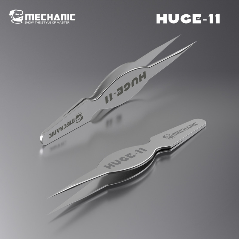 Body Jewelry Repair - Pinset Mekanik HUGE-11 Non-Magnetik, Badan Lebar,