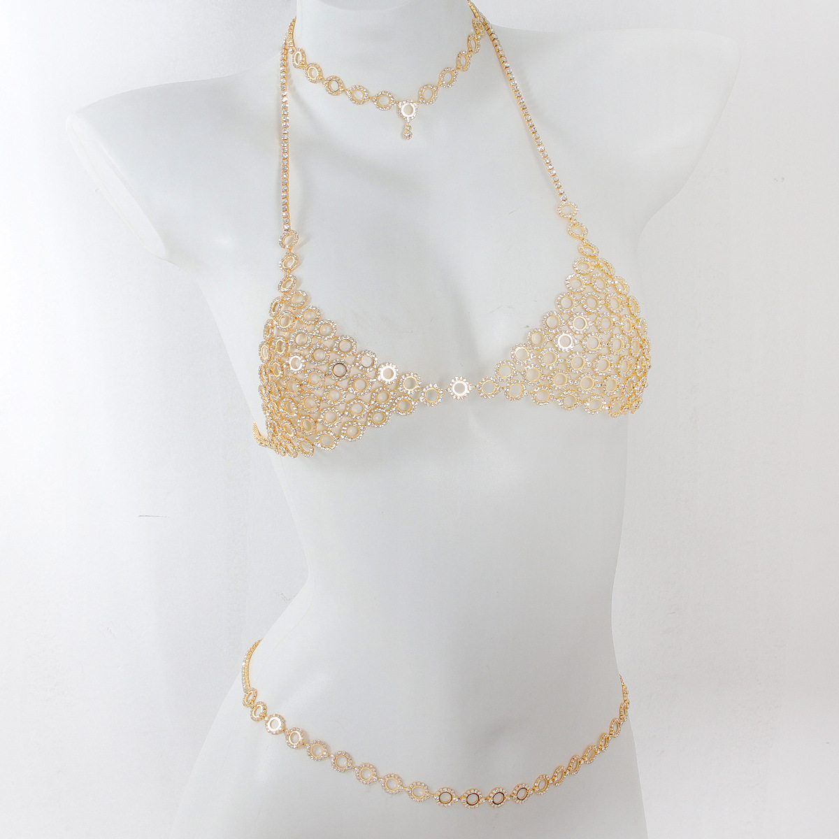 Kalung rantai pinggang Bra ber - Body Jewelry Necklace ulasan dan harga