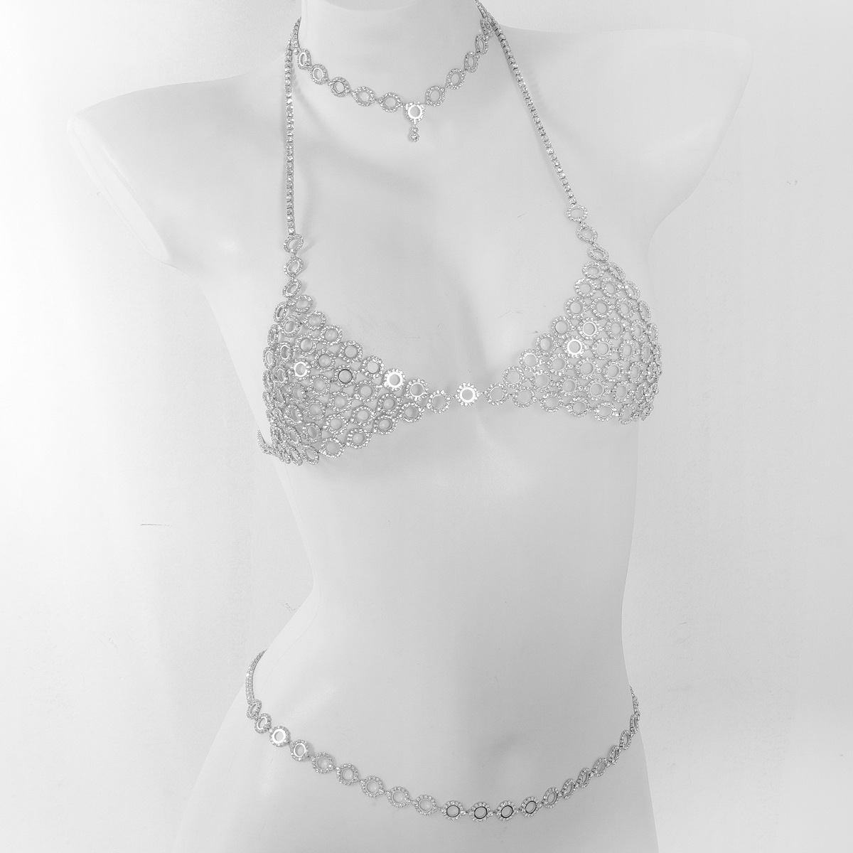 Kalung rantai pinggang Bra ber - Body Jewelry Necklace ulasan dan harga