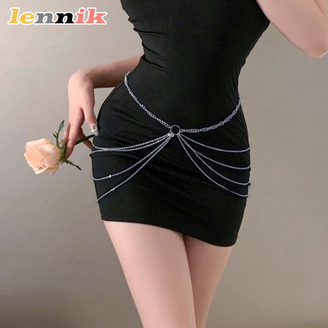 LENNIK Rantai Pinggang Multi-L - Body Jewelry For You ulasan dan harga