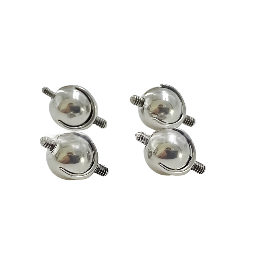 1 buah 16G/14G 4/5mm industri  - Body Jewelry Replacement Ball ulasan dan harga