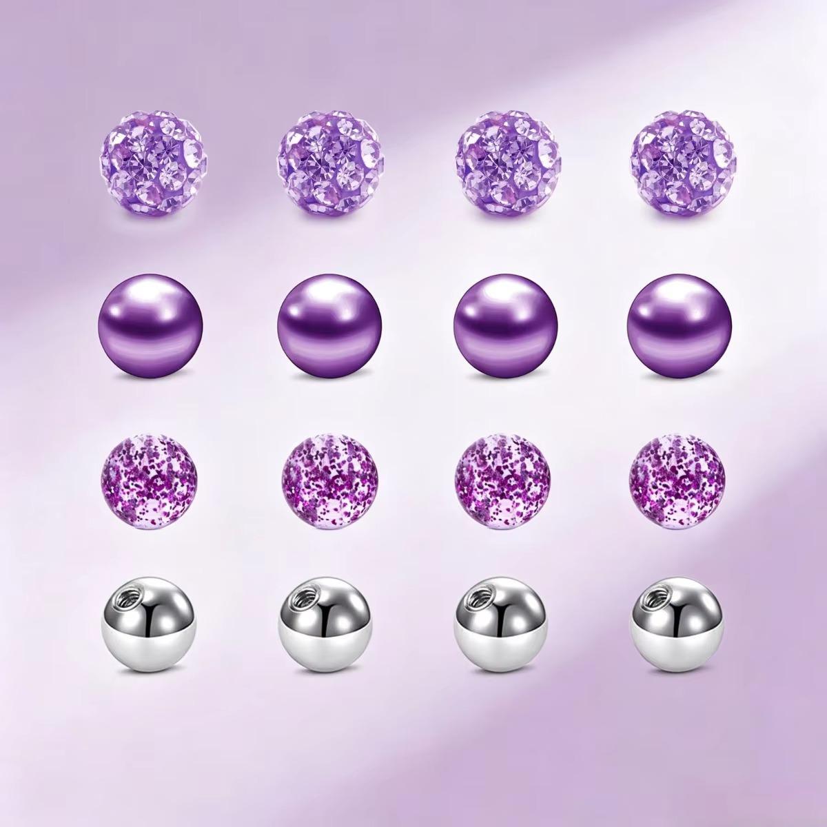 16pcs Bola Pengganti Warna Cam - Body Jewelry Replacement Ball ulasan dan harga