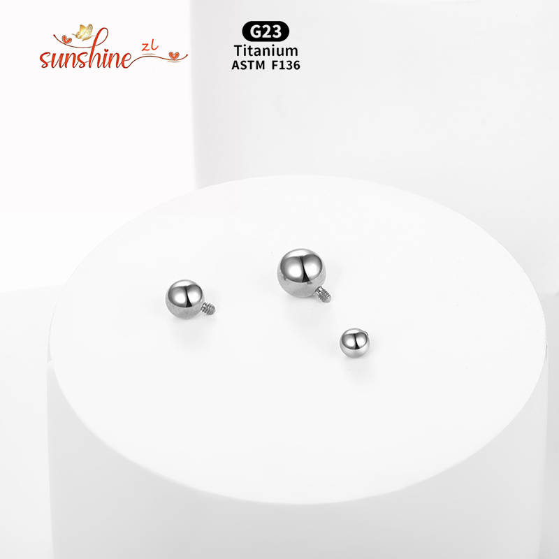 1 Buah Bola Berulir Internal B - Body Jewelry Replacement Ball ulasan dan harga