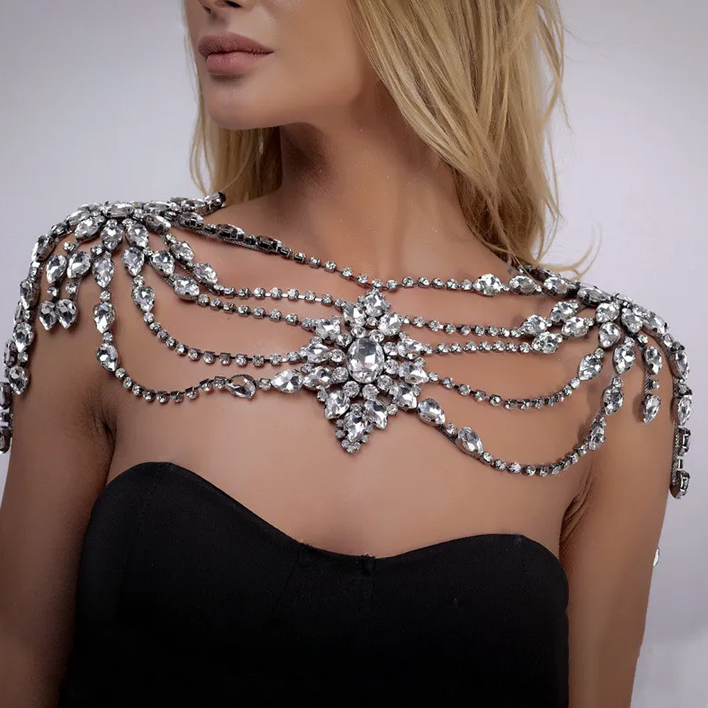 Kalung Rantai bahu pengantin k - Body Jewelry Retainers ulasan dan harga