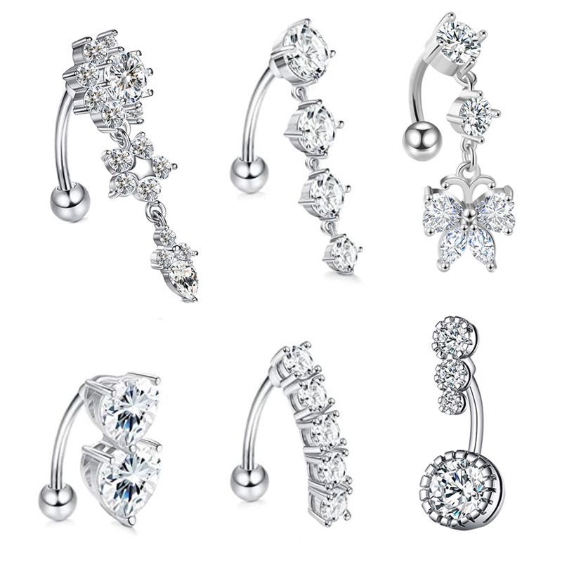 Cincin Pusar Model Dangle, Cin - Body Jewelry Surgical Steel ulasan dan harga