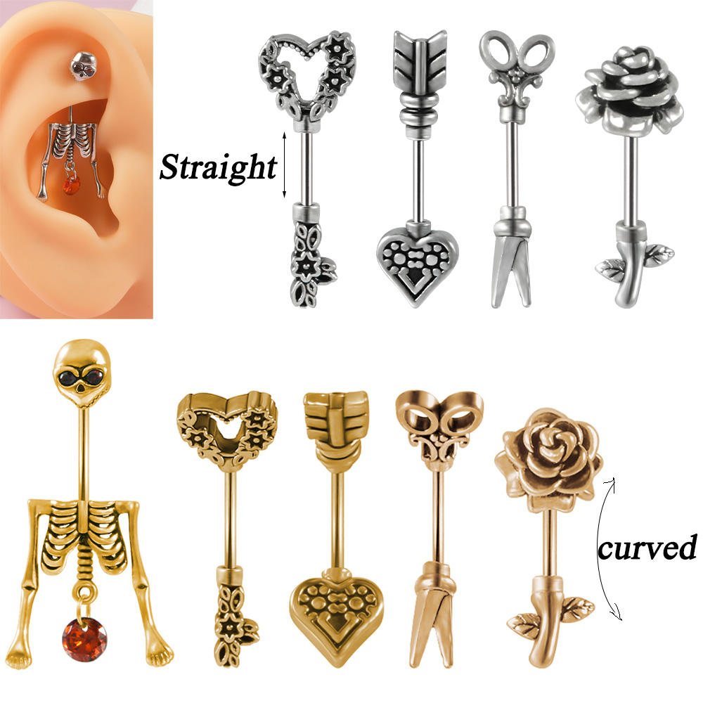 1 Buah Perhiasan Tindik Anting - Body Jewelry Surgical Steel ulasan dan harga