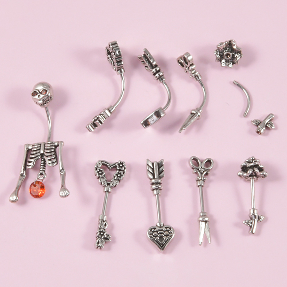 1 Buah Perhiasan Tindik Anting - Body Jewelry Surgical Steel ulasan dan harga