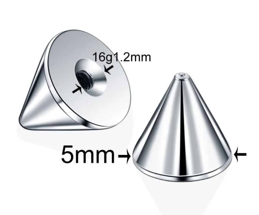 10 Buah/Lot 316L Sekrup Baja T - Body Jewelry Replacement Ball ulasan dan harga