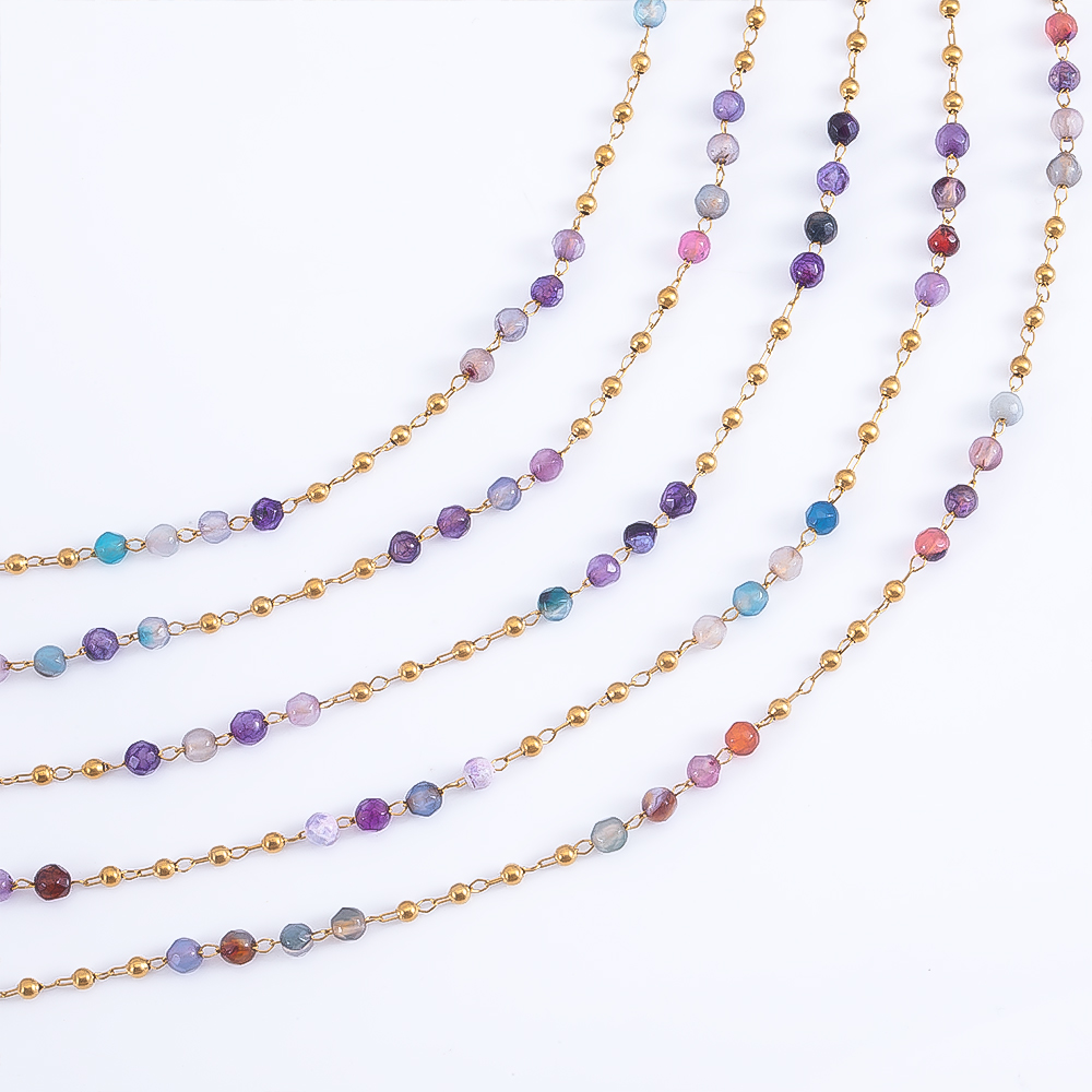 Rantai Manik-manik Kristal Tra - Body Jewelry Necklace ulasan dan harga