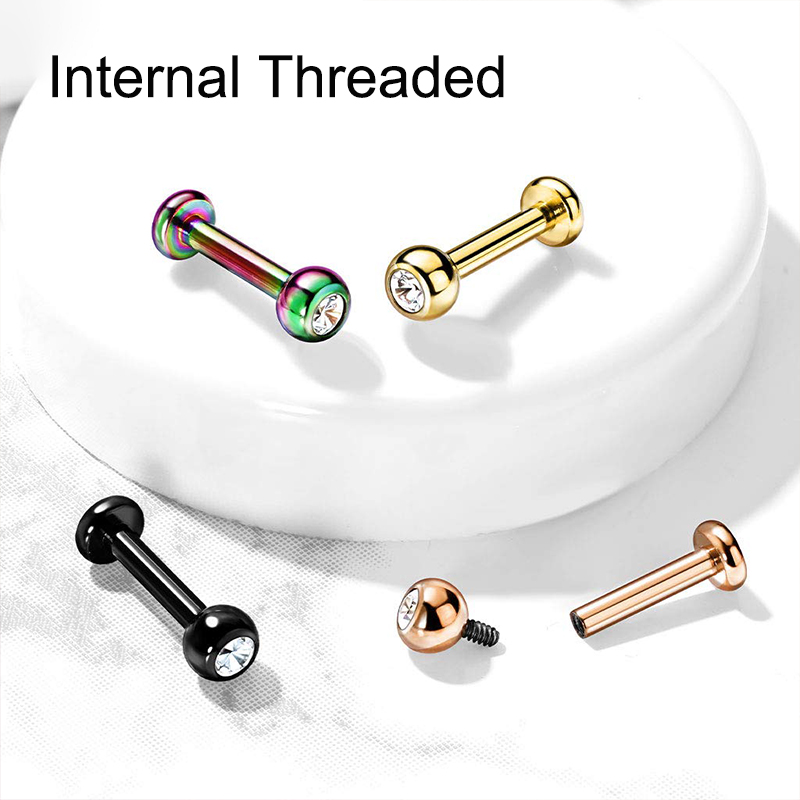 Perhiasan Anting Tindik Labret - Body Jewelry Surgical Steel ulasan dan harga