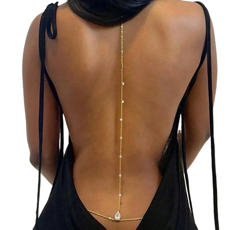 Kalung Pinggang Perut Rantai T - Body Jewelry Necklace ulasan dan harga