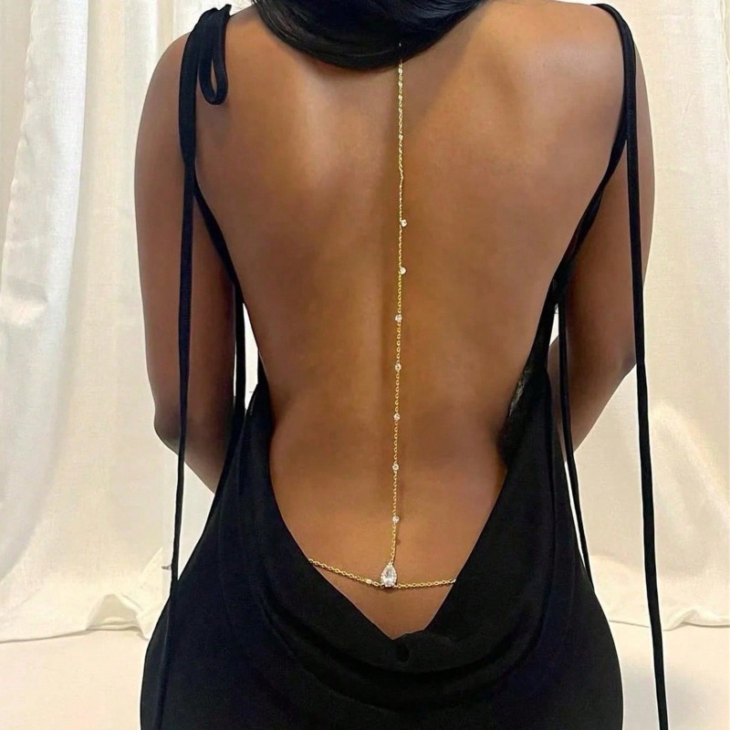 Kalung Pinggang Perut Rantai T - Body Jewelry Necklace ulasan dan harga